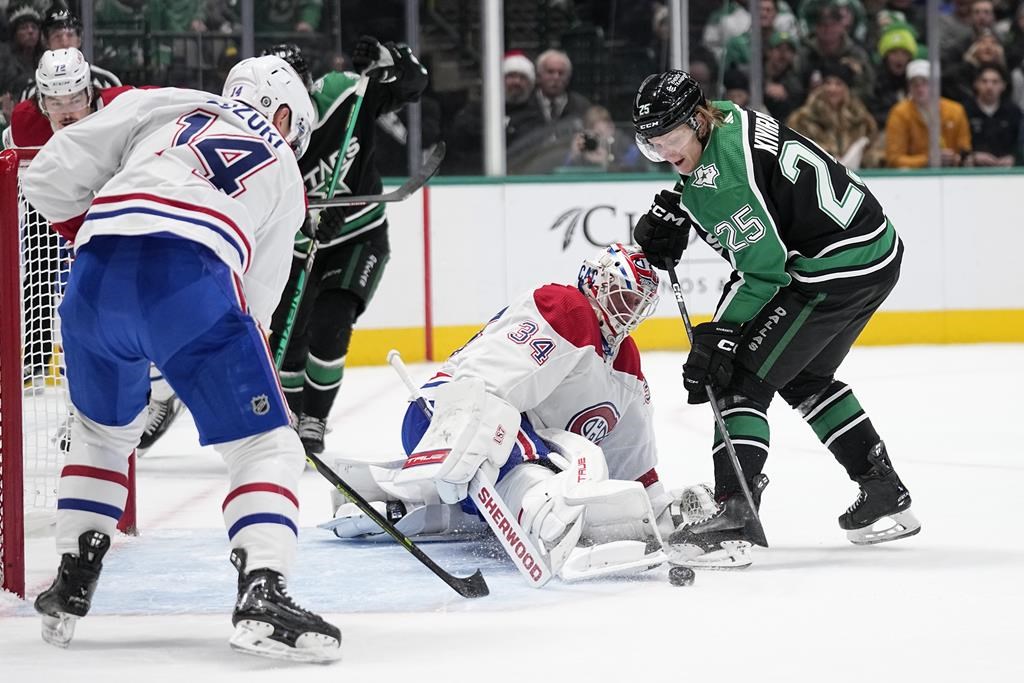 The Stars scored three points on the power play and beat the Canadiens 4-2